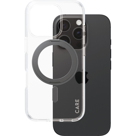 Care By PanzerGlass(R) Feature Case Black Kickstand & Magsafe For Apple Iphone 16 Pro - (PG-1322)