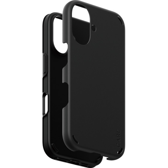 Care By PanzerGlass(R) Feature Case Double Defence Black For Apple Iphone 16 - (PG-1333)