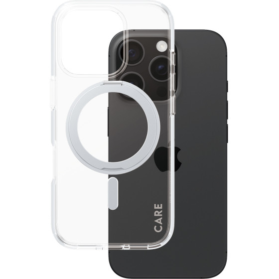 Care By PanzerGlass(R) Feature Case Silver Kickstand & Magsafe For Apple Iphone 16 Pro - (PG-1326)