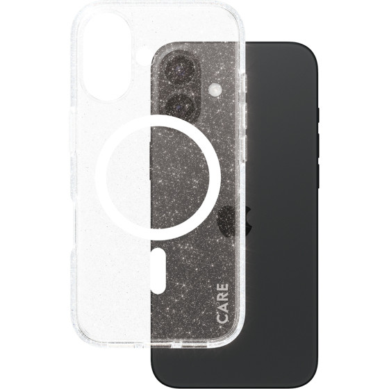 Care By PanzerGlass(R) Flagship Case Star Lit w. White Magsafe For Apple Iphone 16 - (PG-1341)