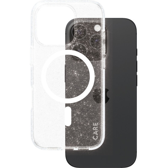Care By PanzerGlass(R) Flagship Case Star Lit w. White Magsafe For Apple Iphone 16 Pro - (PG-1342)