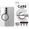 Care By PanzerGlass(R) Flagship Case Transparent Urban Combat w. Plum Purple Qi Compatible Samsung Galaxy S 25 - (PG-CRRFUTCG38388)
