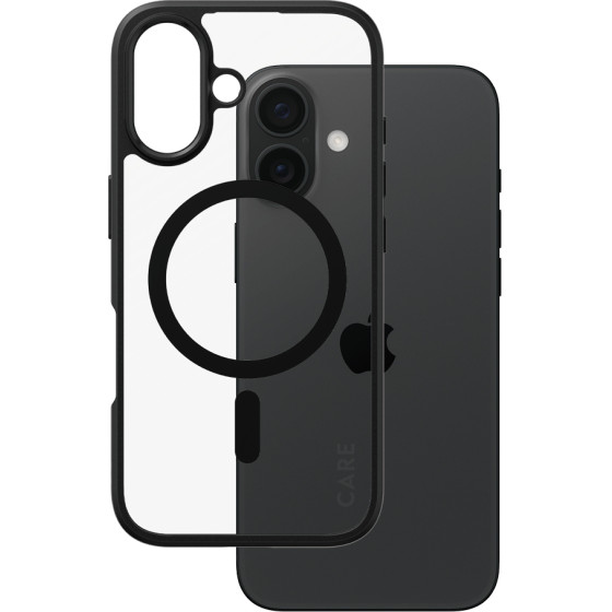 Care By PanzerGlass(R) Flagship Case Urban Combat Black Frame & Magsafe For Apple Iphone 16 - (PG-1357)