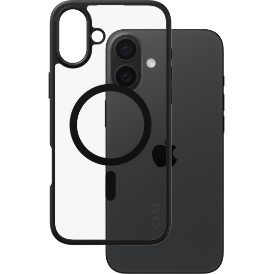 Care By PanzerGlass(R) Flagship Case Urban Combat Black Frame & Magsafe For Apple Iphone 16 Plus - (PG-1359)