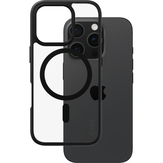 Care By PanzerGlass(R) Flagship Case Urban Combat Black Frame & Magsafe For Apple Iphone 16 Pro - (PG-1358)