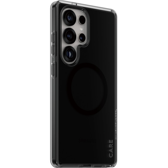 Care By PanzerGlass(R) Flagship Case Urban Combat Smokey w. Black Qi Compatible Samsung Galaxy S 25 Ultra - (PG-CRRFSBQG38488)