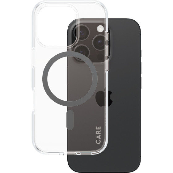 Care By PanzerGlass(R) Flagship Case Urban Combat w. Black Magsafe For Apple Iphone 16 Pro - (PG-1346)