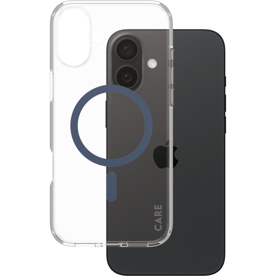 Care By PanzerGlass(R) Flagship Case Urban Combat w. Blue Magsafe For Apple Iphone 16 Plus - (PG-1367)