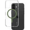 Care By PanzerGlass(R) Flagship Case Urban Combat w. Green Magsafe For Apple Iphone 16 - (PG-1369)