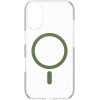 Care By PanzerGlass(R) Flagship Case Urban Combat w. Green Magsafe For Apple Iphone 16 - (PG-1369)