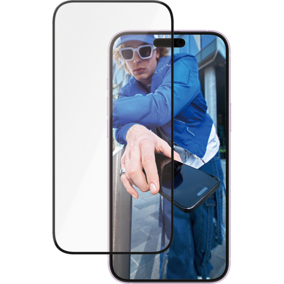PanzerGlass(R) Ceramic Screen Protector Apple | Iphone 16 Plus/Iphone 15 Plus | Ultra-Wide Fit - (PG-2855)