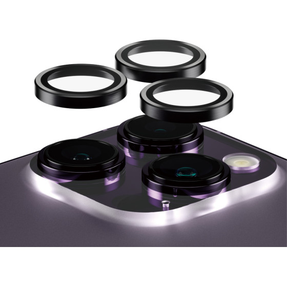 PanzerGlass(TM) Hoops Camera Protector For Iphone 14 Pro / 14 Pro Max Black - (PG-1141)