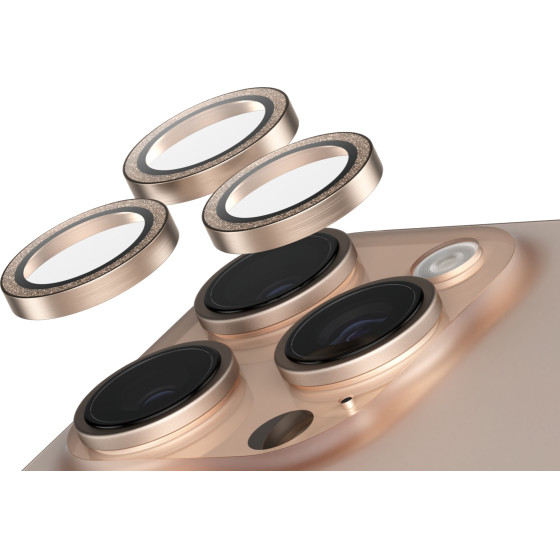 SAFE. By PanzerGlass(R) Camera Lens Protector Glitter Gold Apple | Iphone 16 Pro/Iphone 16 Pro Max - (SAFE-95895)