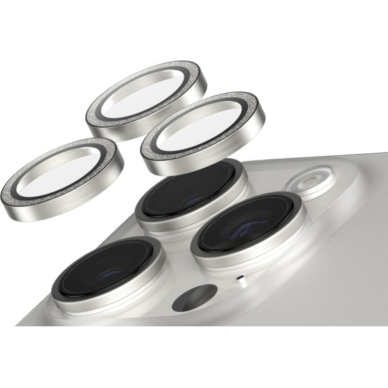 SAFE. By PanzerGlass(R) Camera Lens Protector Glitter Silver Apple | Iphone 16 Pro/Iphone 16 Pro Max - (SAFE-95893)