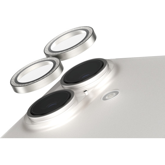 SAFE. By PanzerGlass(R) Camera Lens Protector Glitter Silver Apple | Iphone 16/Iphone 16 Plus - (SAFE-95892)