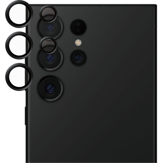 SAFE. By PanzerGlass(TM) Rings Camera Lens Protector Samsung S 24 Ultra Black - (SAFE-95671)