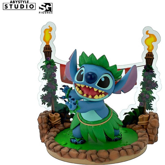 Abysse Disney: Stitch - Hula Dance Statue (10cm) (ABYFIG139)