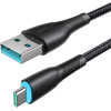 Joyroom Cable SA32-AC6 Starry Usb To USB-C, 100W, 1m Black - (SA32-AC6 1m Bl)