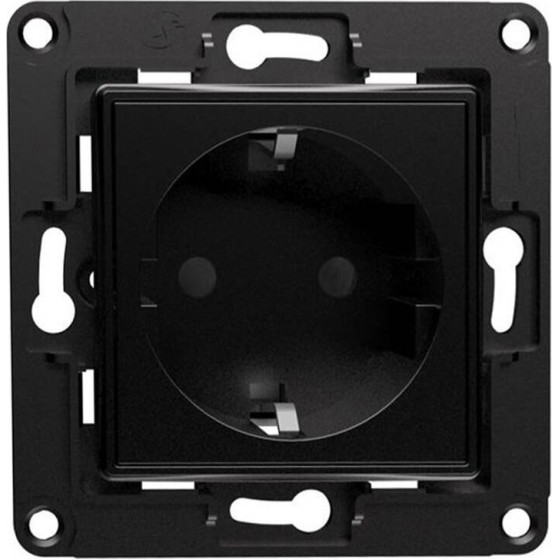 Shelly Wall Socket (Black) - (WallsocketBlack)