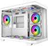 Armaggeddon Micro Atx Steel Pc Case Aquaron X-Curve 285 Fully White - (AQUARON-XC285W)