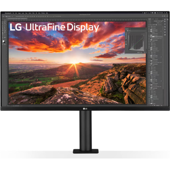 LG Monitor 31.5'' Uhd 4K Ergo Ips - (32UN880K-B.AEU)
