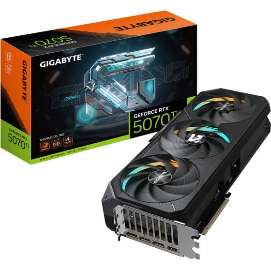 Gigabyte Vga GV-N507TGaming OC-16GD , 16GB , GDDR7 - (9VN507TGO-00-G10)