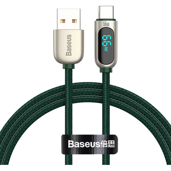 Baseus ������� USB �� USB-C �� �����, 66W, 1m (�������) - (CASX020006)