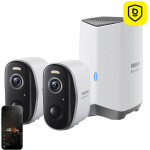Baseus N1 2K Outdoor Camera Set of 2 (White) - (S0TW002131)
