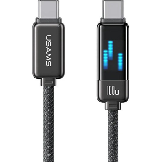 Usams ������� USB-C SJ744, 100W, 480Mbps, 1.2m, ����� - (SJ744USB01)