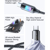 Usams ������� USB-C SJ750, 100W, 480Mbps, 1.2m, ����� - (SJ750USB01)