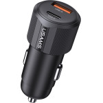 Usams ��������� ����������� CC283, Usb & USB-C, 60W, ������ - (CC283CC01)