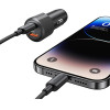 Usams ��������� ����������� CC283, Usb & USB-C, 60W, ������ - (CC283CC01)