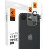 Is Spigen Optik Ez Fit Tempered Glass For Camera Lens Iphone 16E Black 2pCs - (AGL09279)