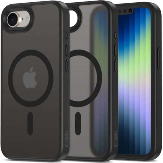 Tech-Protect Magmat Magsafe Case Iphone 16E Matte Black Backcover - (TPMMIP16EMB)