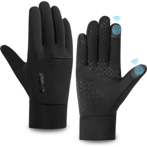 Tech-Protect Tech Protect Winter Touch Gloves M Black - (TOUCHMB)