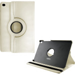 Volte-Tel ���� Ipad 9.7'' 2017/Ipad 9.7'' 2018 Leather Book Rotating Stand Off WHITE