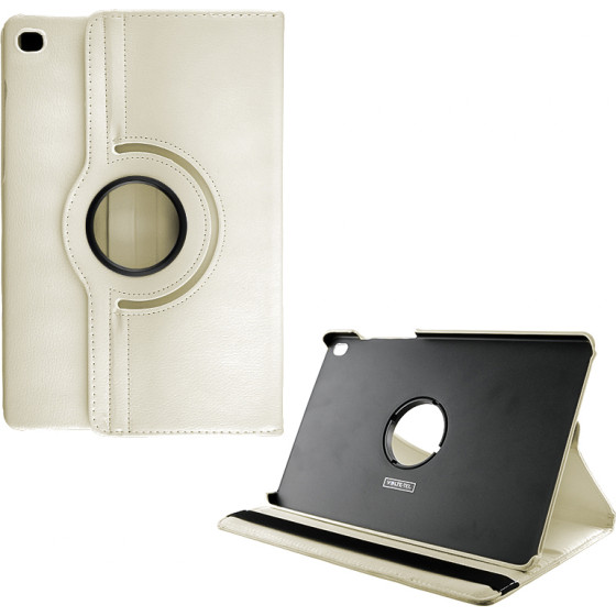Volte-Tel ���� Ipad 9.7'' 2017/Ipad 9.7'' 2018 Leather Book Rotating Stand Off WHITE