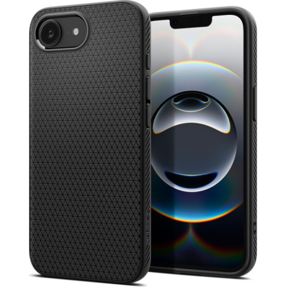 Spigen Liquid Air Iphone 16E Black Backcover - (ACS09161)