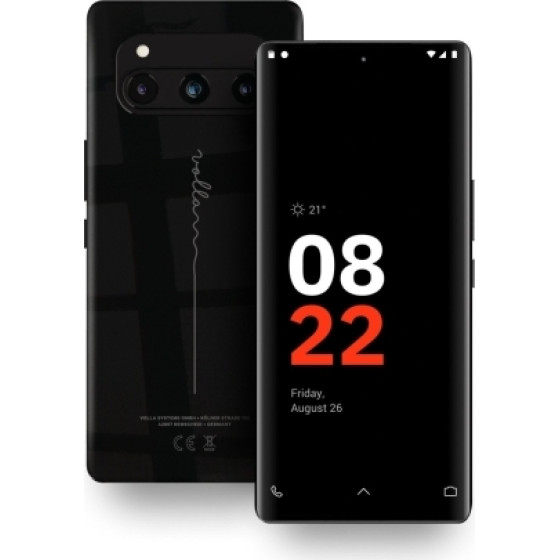 Volla Phone Quintus ( OS) 5G 256GB (8GB Ram) Dual-Sim Black EU