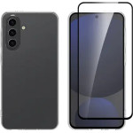 Vivid Set Gelly Case + Full Face Tempered Glass Samsung Galaxy A36 Black - (VIGELLY445GLASSBK)