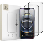 Tech-Protect Full Glass Fit 2-Pack Iphone 13 / 13 Pro / 14 / 16E Black - (TPGFXRN16EB)