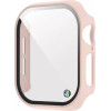 Volte-Tel Tempered Glass Apple Watch 10 46mm 1.96'' 9H 0.30mm Pc Edge Cover With Key 3D Full Glue Full Cover PINK - (5205308377747)