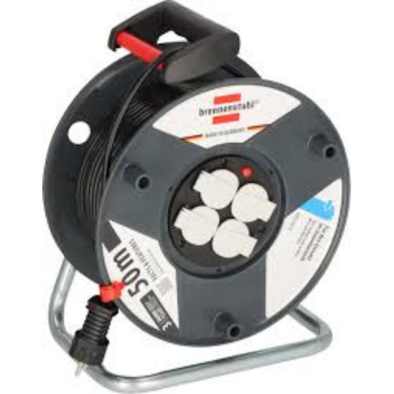 Brennenstuhl Garant ���������� 4 ������ �� ������� 50m/ H05VV-F/ 3G1,5 Black - (1205066)