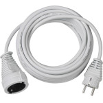 Brennenstuhl Quality Plastic Extension Cable 5m White H05VV-F 3G1,5 - (1168440)