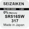 SEIZAIKEN-SEIKO Seizaiken SEIKO ��������� �������� SR62/317/SR516/V317 1.55V Silver Oxide 1 ���/BLISTER