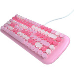 MOFII Candy M Wired Mechanical Keyboard (pink) - (SK-645 Candy New Pin)