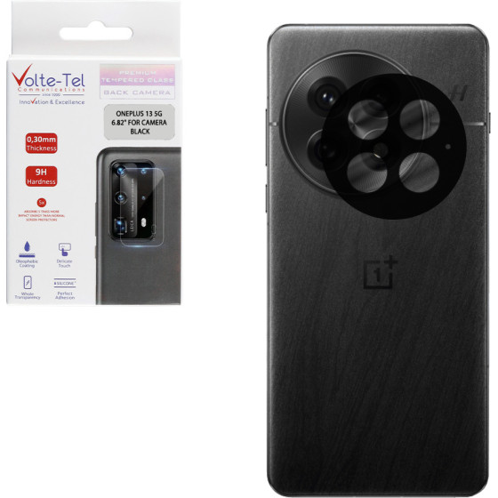Volte-Tel Tempered Glass Oneplus 13 5G 6.82'' 9H 0.25mm 3D Curved For Camera BLACK - (5205308377723)