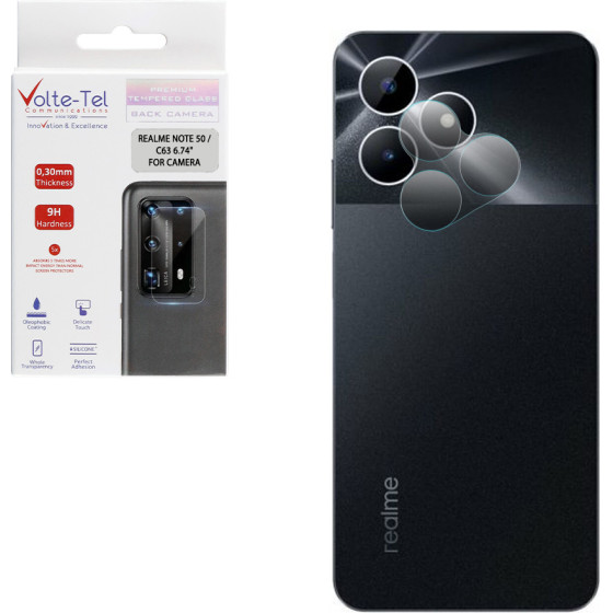 Volte-Tel Tempered Glass Realme Note 50 / C63 6.74'' 9H 0.30mm For CAMERA - (5205308365355)