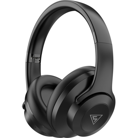 DOQAUS Headphones Design 2, �������� & ���������, �40mm, 600mAh, ����� - (DESIGN2-BK)