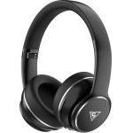 DOQAUS Headphones Design 3, �������� & ���������, �40mm, 600mAh, ����� - (DESIGN3-BK)